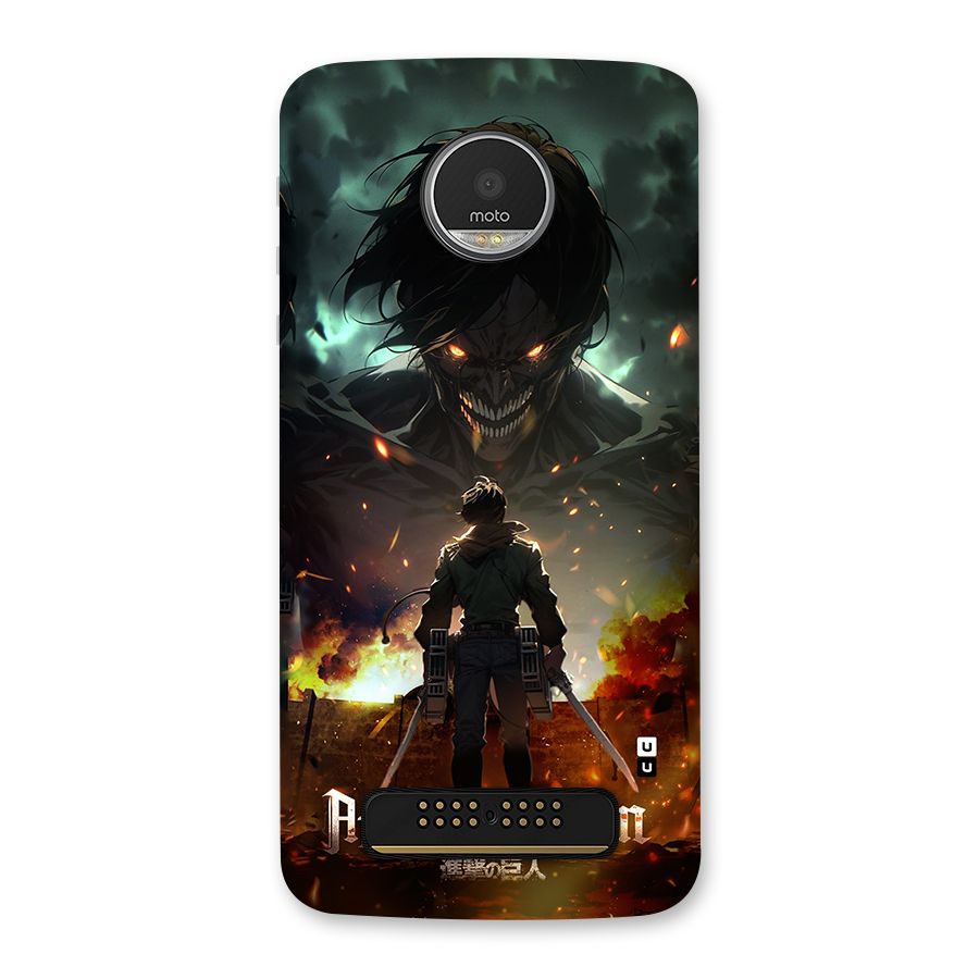 Atack On Titan Back Case for Moto Z Play