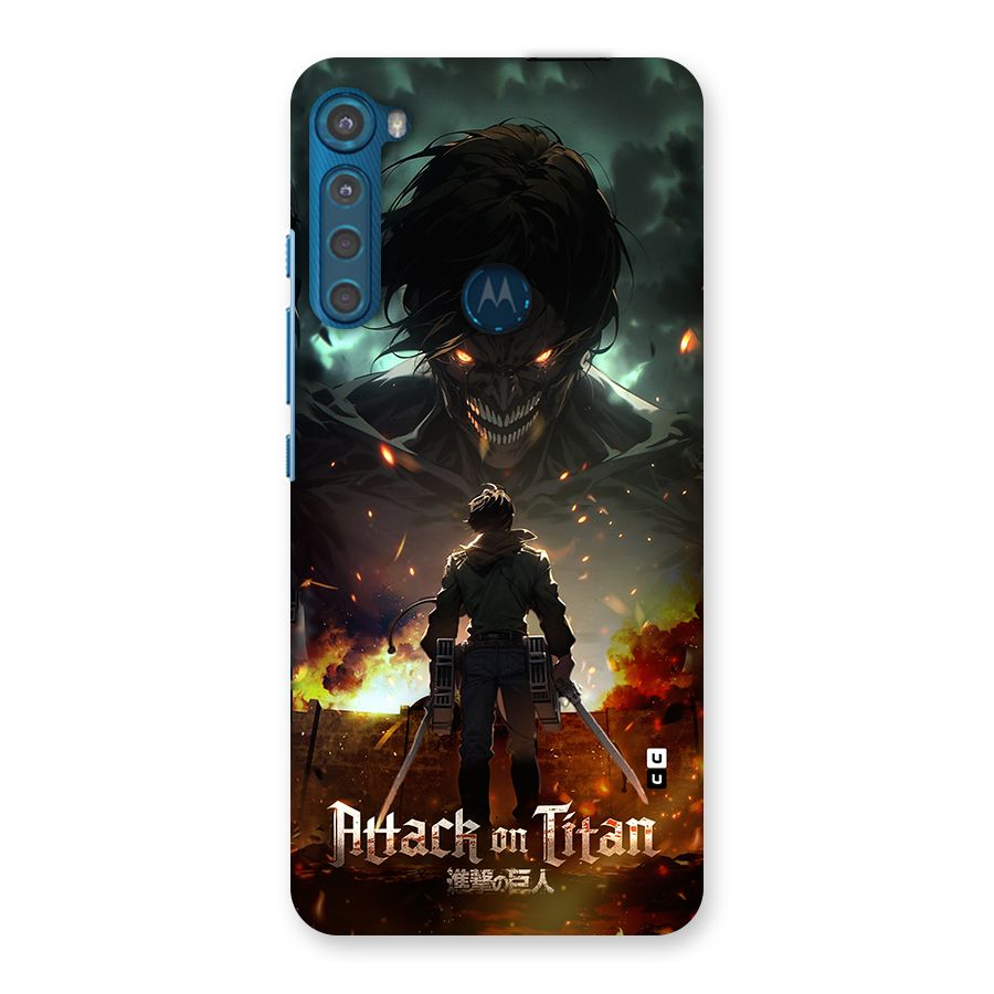 Atack On Titan Back Case for Motorola One Fusion Plus