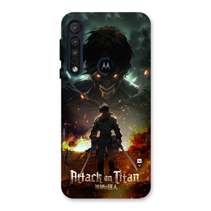 Atack On Titan Back Case for Motorola One Macro
