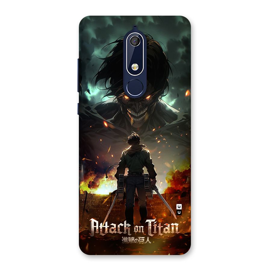 Atack On Titan Back Case for Nokia 5.1