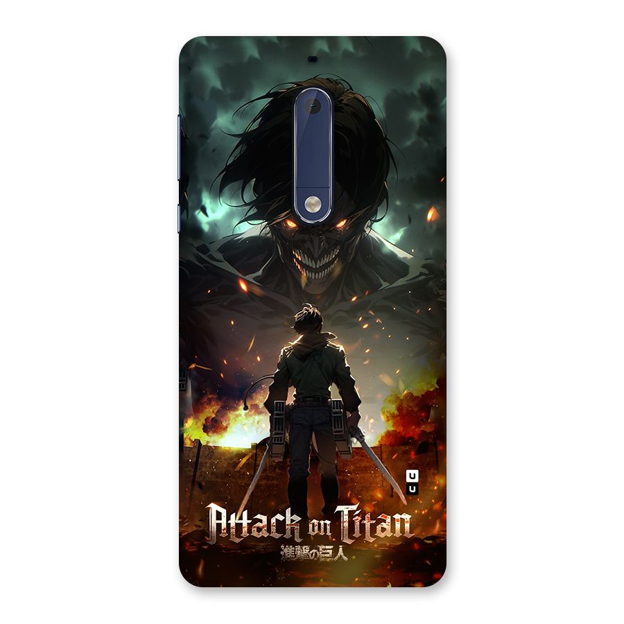 Atack On Titan Back Case for Nokia 5