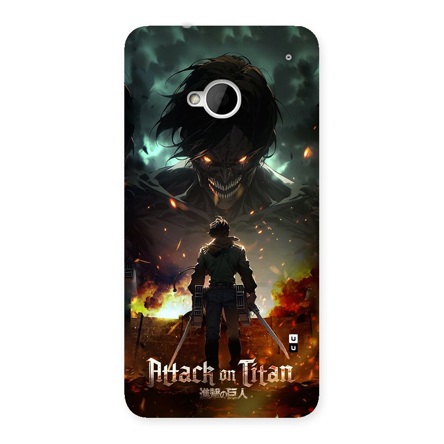 Atack On Titan Back Case for One M7 (Single Sim)