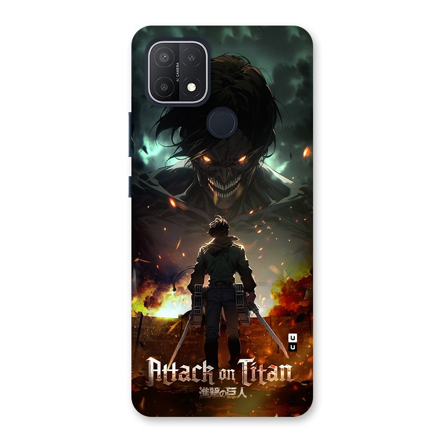 Atack On Titan Back Case for Oppo A15