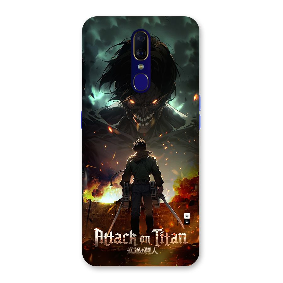 Atack On Titan Back Case for Oppo F11