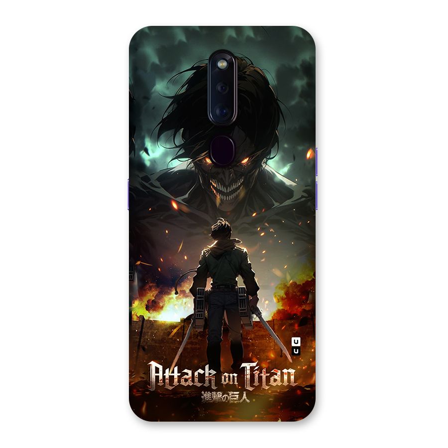Atack On Titan Back Case for Oppo F11 Pro