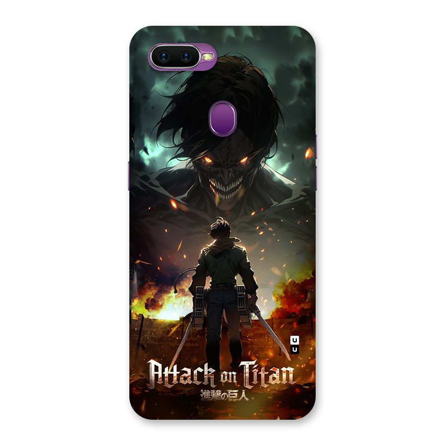 Atack On Titan Back Case for Oppo F9