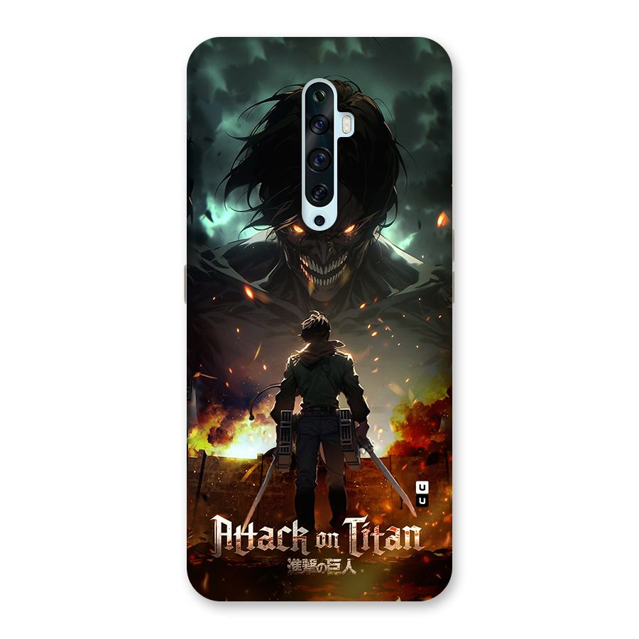 Atack On Titan Back Case for Oppo Reno2 F