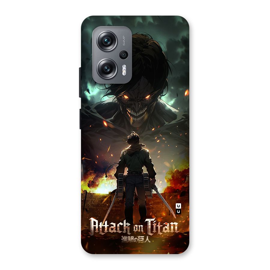 Atack On Titan Back Case for Redmi K50i