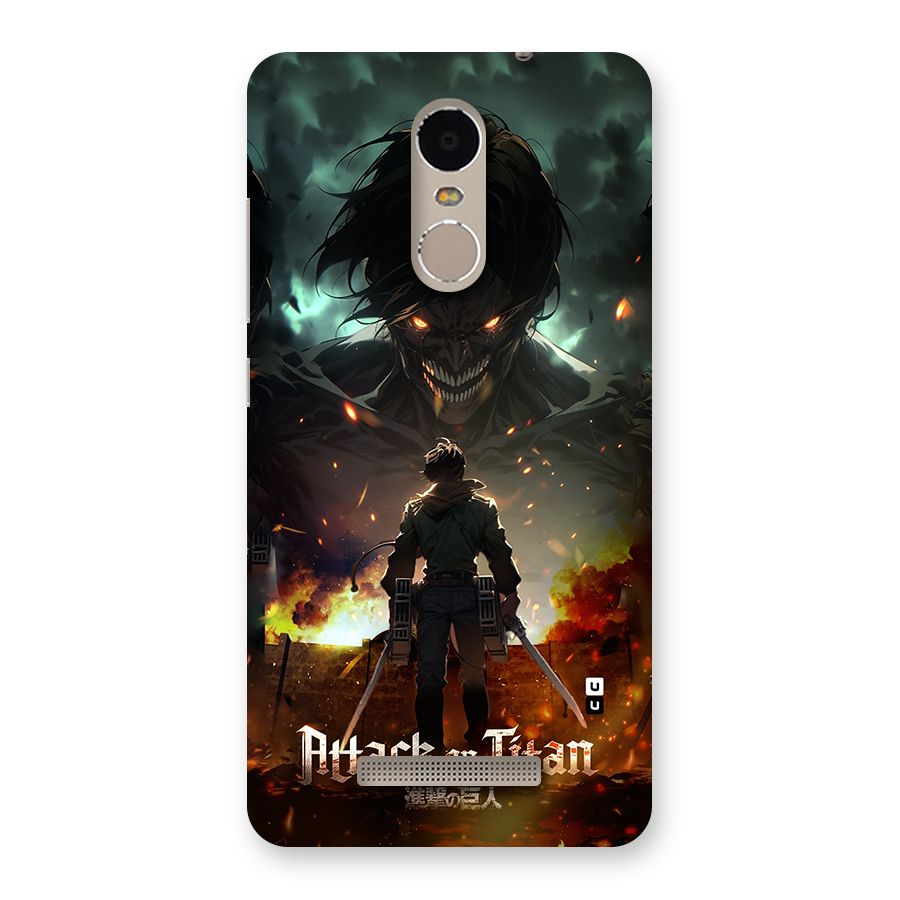 Atack On Titan Back Case for Redmi Note 3