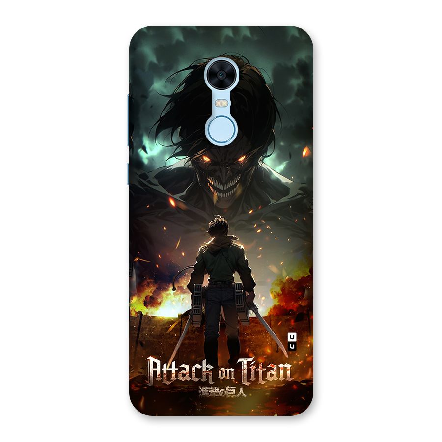 Atack On Titan Back Case for Redmi Note 5