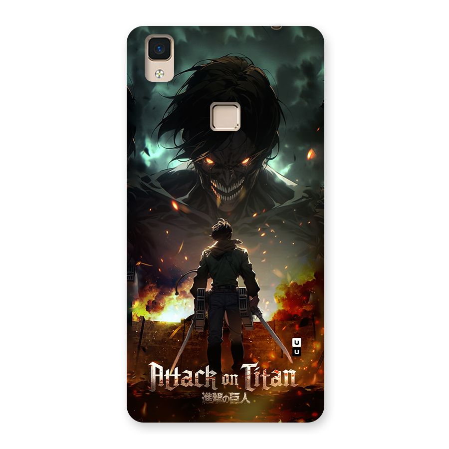 Atack On Titan Back Case for V3 Max