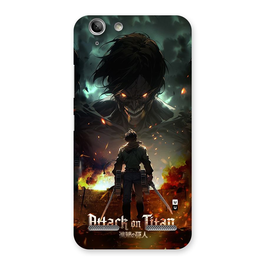 Atack On Titan Back Case for Vibe K5