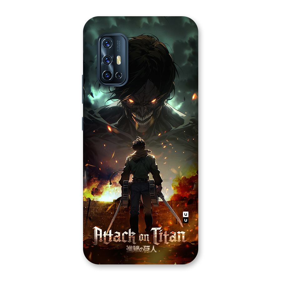 Atack On Titan Back Case for Vivo V17