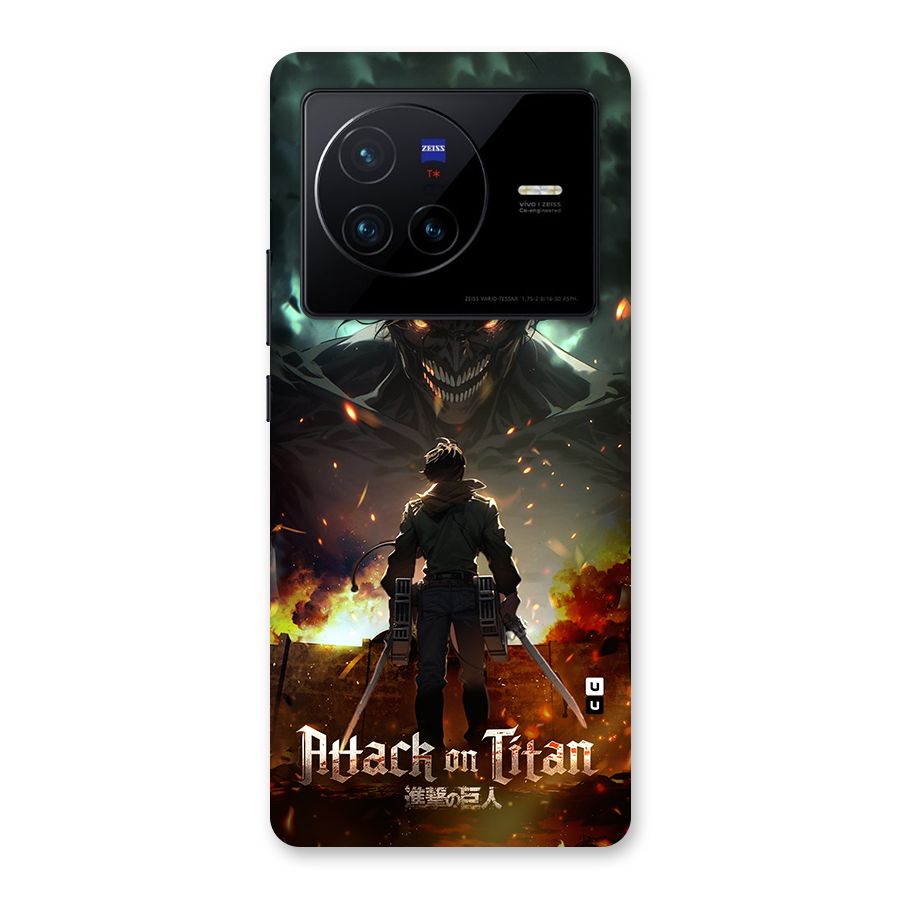 Atack On Titan Back Case for Vivo X80
