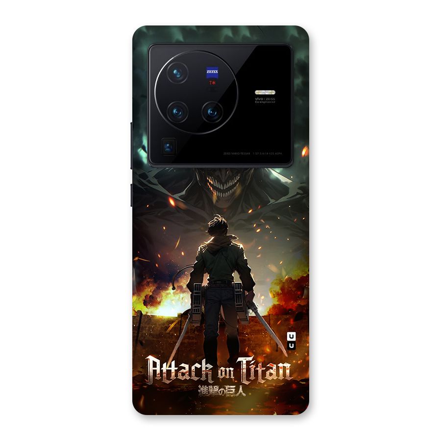 Atack On Titan Back Case for Vivo X80 Pro