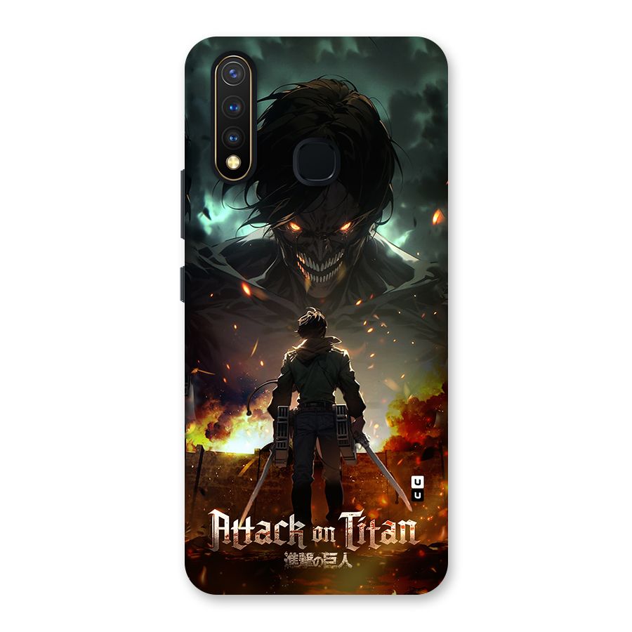 Atack On Titan Back Case for Vivo Y19
