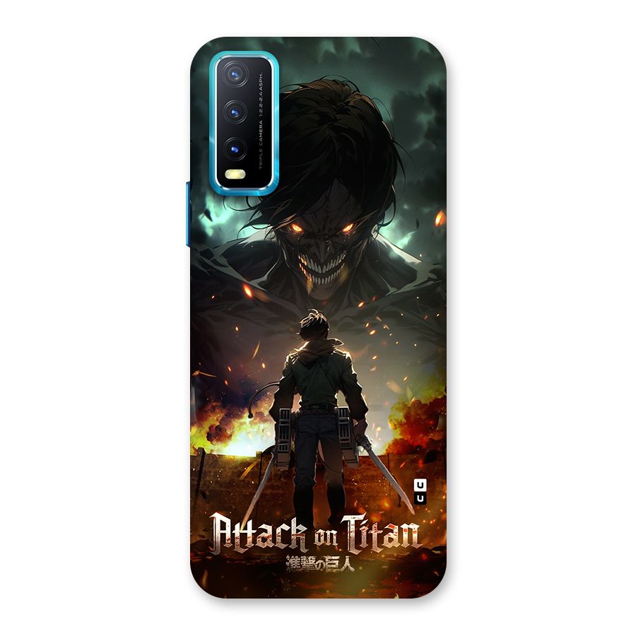 Atack On Titan Back Case for Vivo Y20A