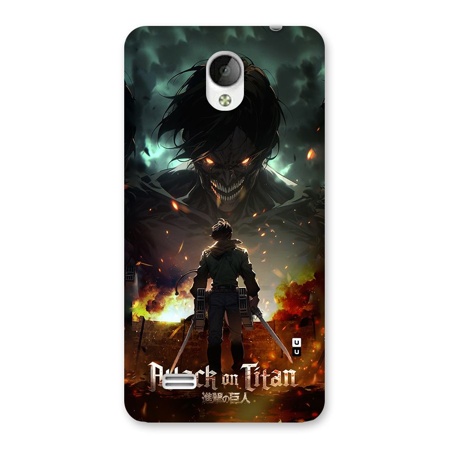 Atack On Titan Back Case for Vivo Y21