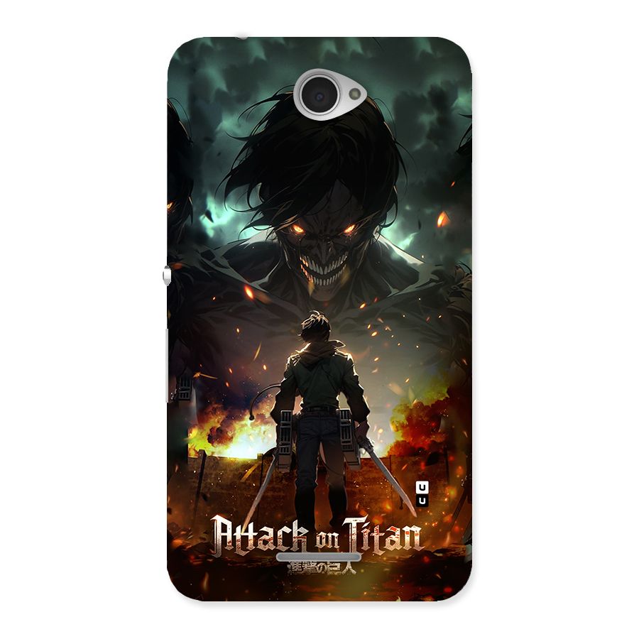 Atack On Titan Back Case for Xperia E4