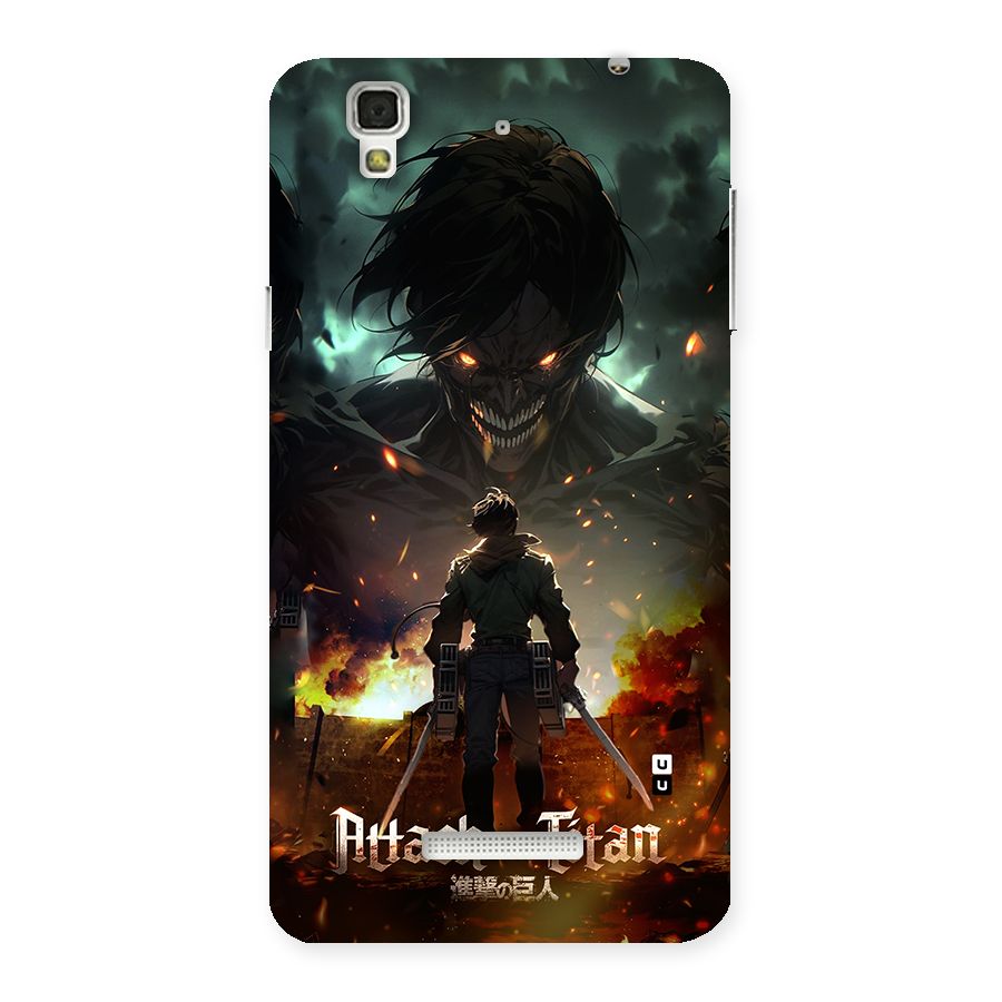 Atack On Titan Back Case for Yureka