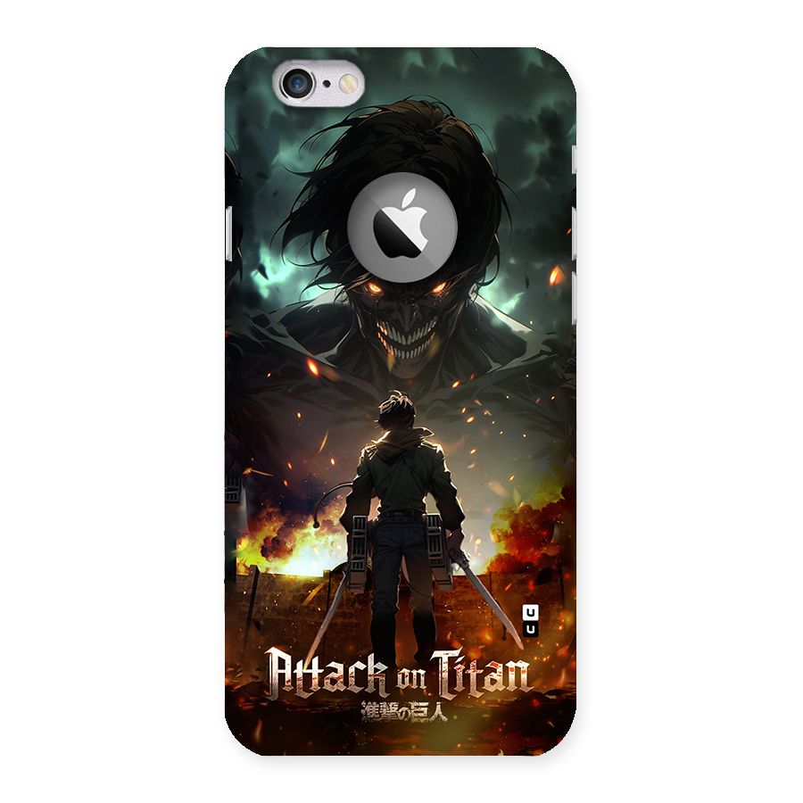 Atack On Titan Back Case for iPhone 6 Logo Cut