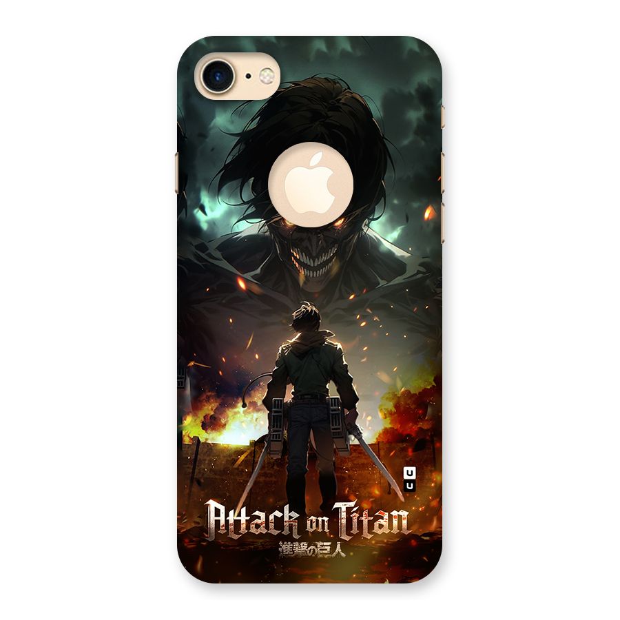Atack On Titan Back Case for iPhone 7 Logo Cut