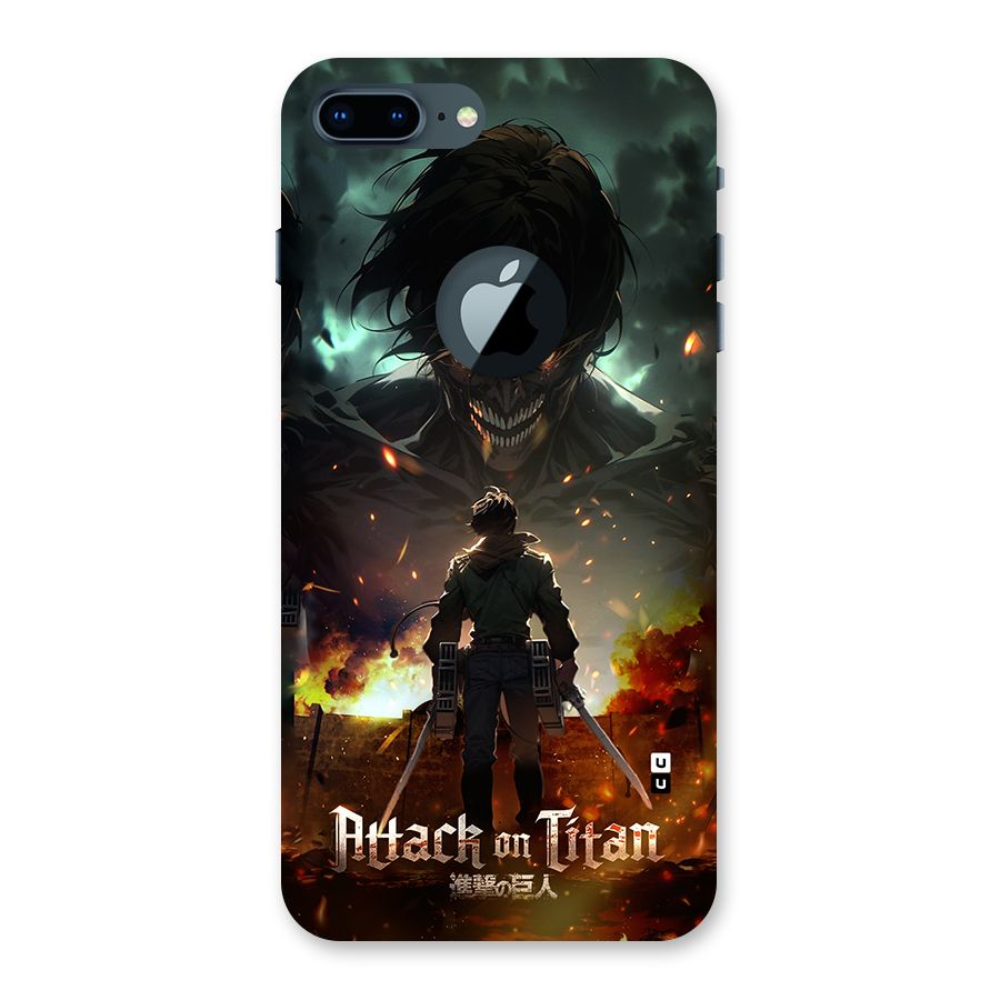 Atack On Titan Back Case for iPhone 7 Plus Logo Cut
