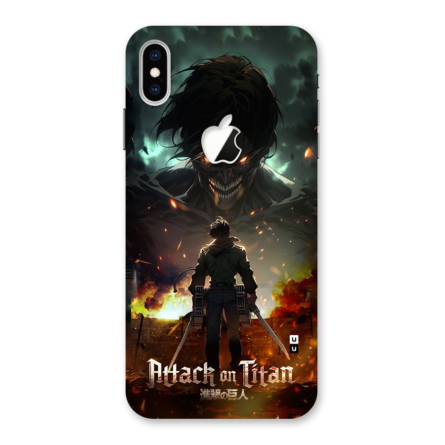 Atack On Titan Back Case for iPhone XS Max Apple Cut
