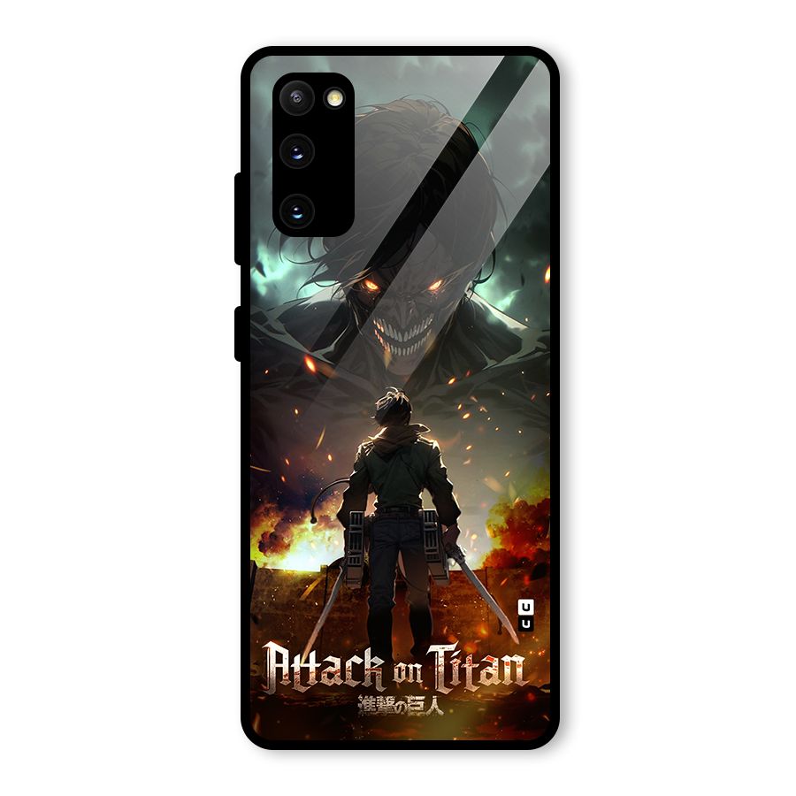 Atack On Titan Glass Back Case for Galaxy S20 FE 5G