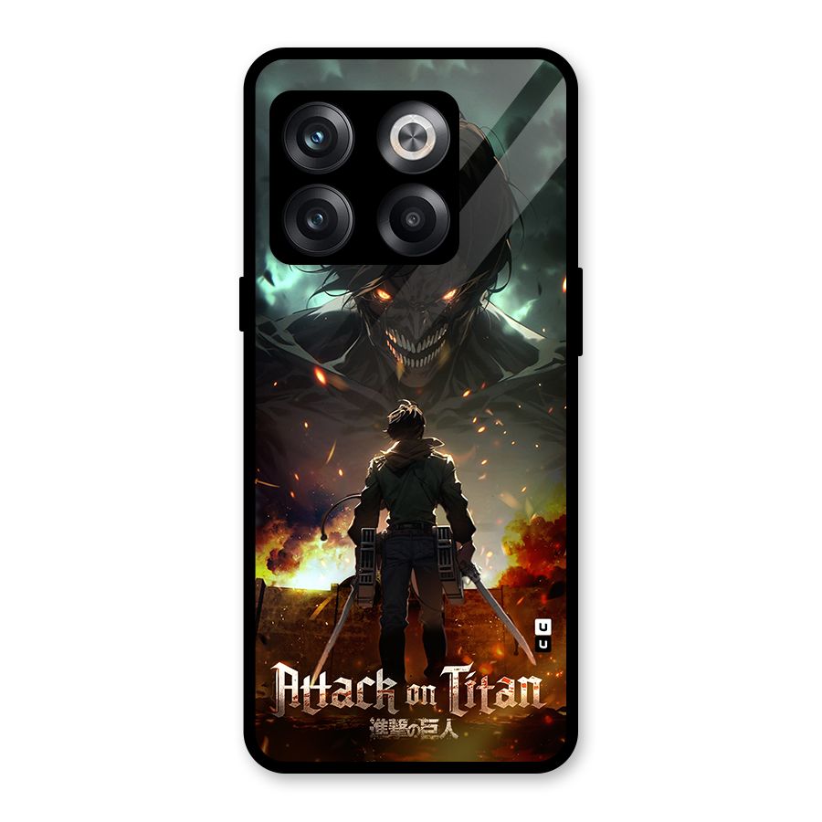 Atack On Titan Glass Back Case for OnePlus 10T