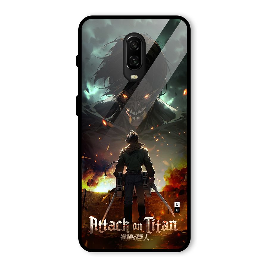Atack On Titan Glass Back Case for OnePlus 6T
