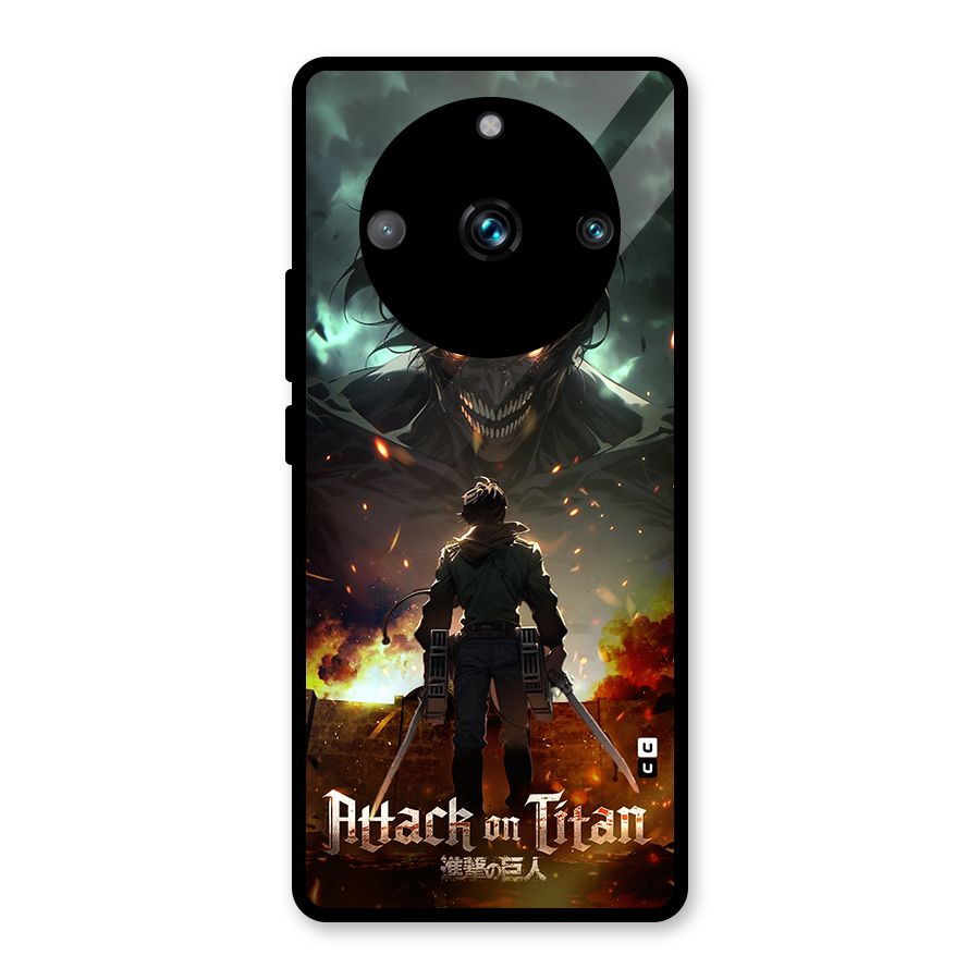 Atack On Titan Glass Back Case for Realme 11 Pro Plus