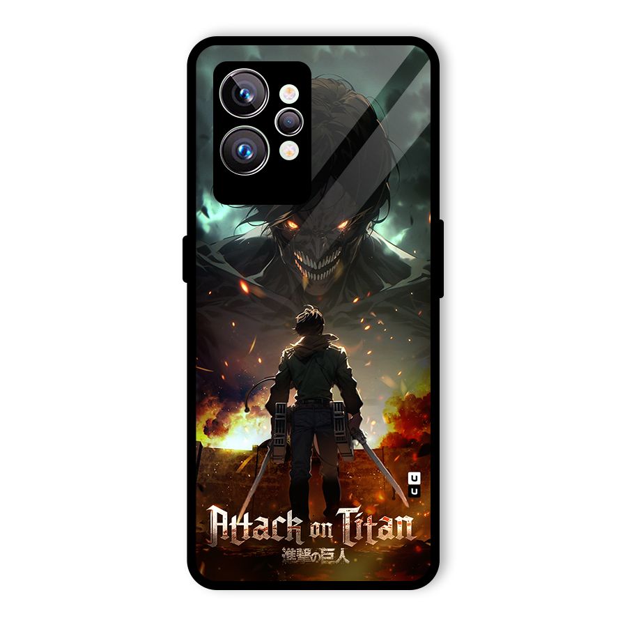Atack On Titan Glass Back Case for Realme GT2 Pro