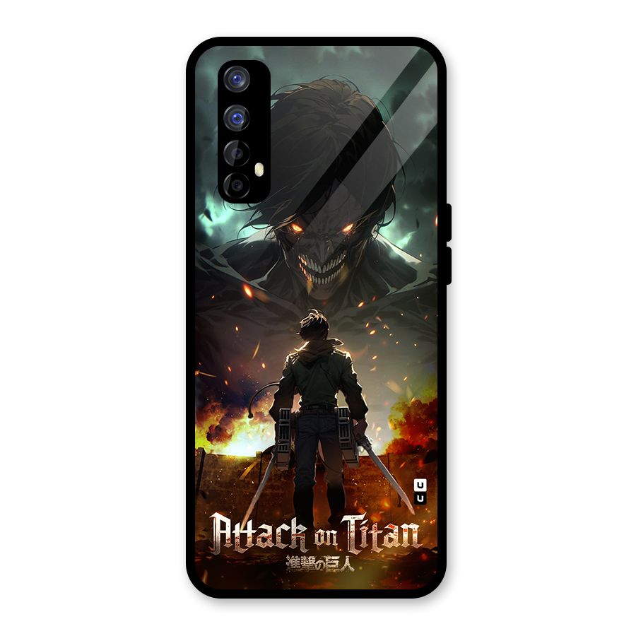 Atack On Titan Glass Back Case for Realme Narzo 20 Pro