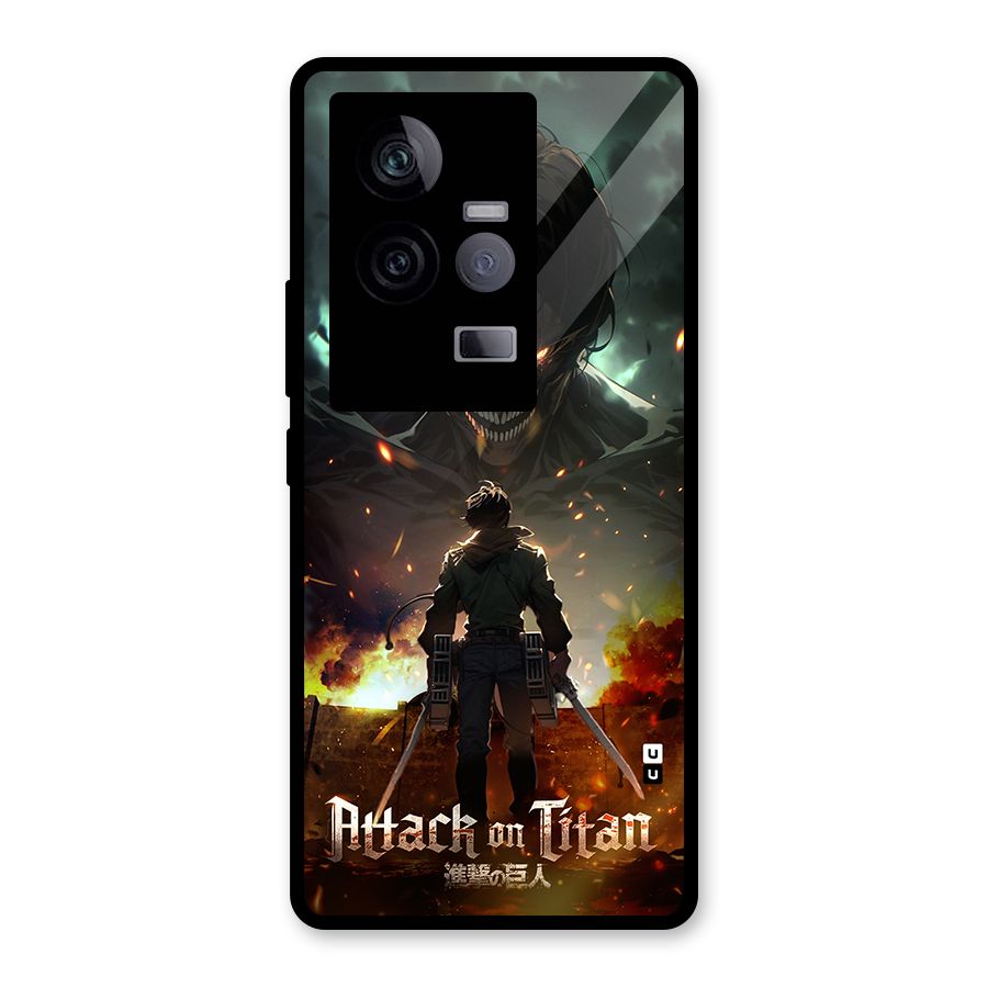Atack On Titan Glass Back Case for Vivo iQOO 11 5G