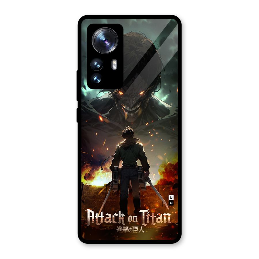 Atack On Titan Glass Back Case for Xiaomi 12 Pro