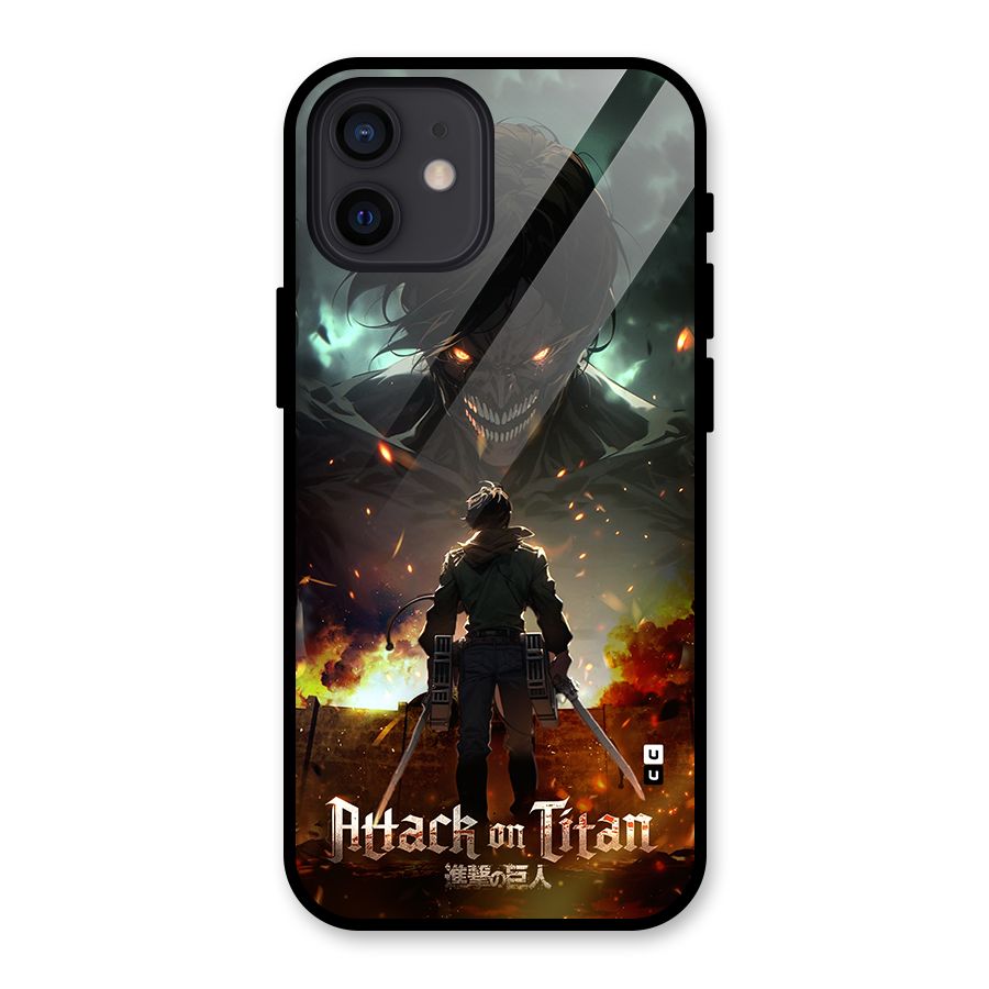 Atack On Titan Glass Back Case for iPhone 12