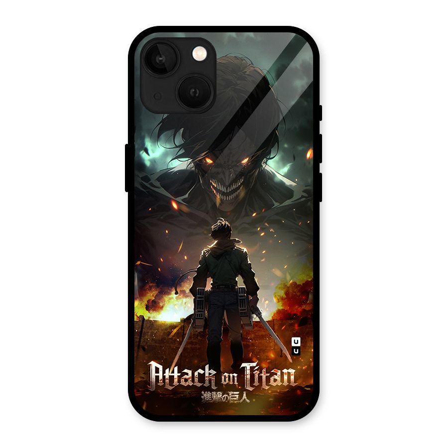 Atack On Titan Glass Back Case for iPhone 13