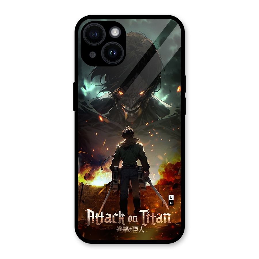 Atack On Titan Glass Back Case for iPhone 14