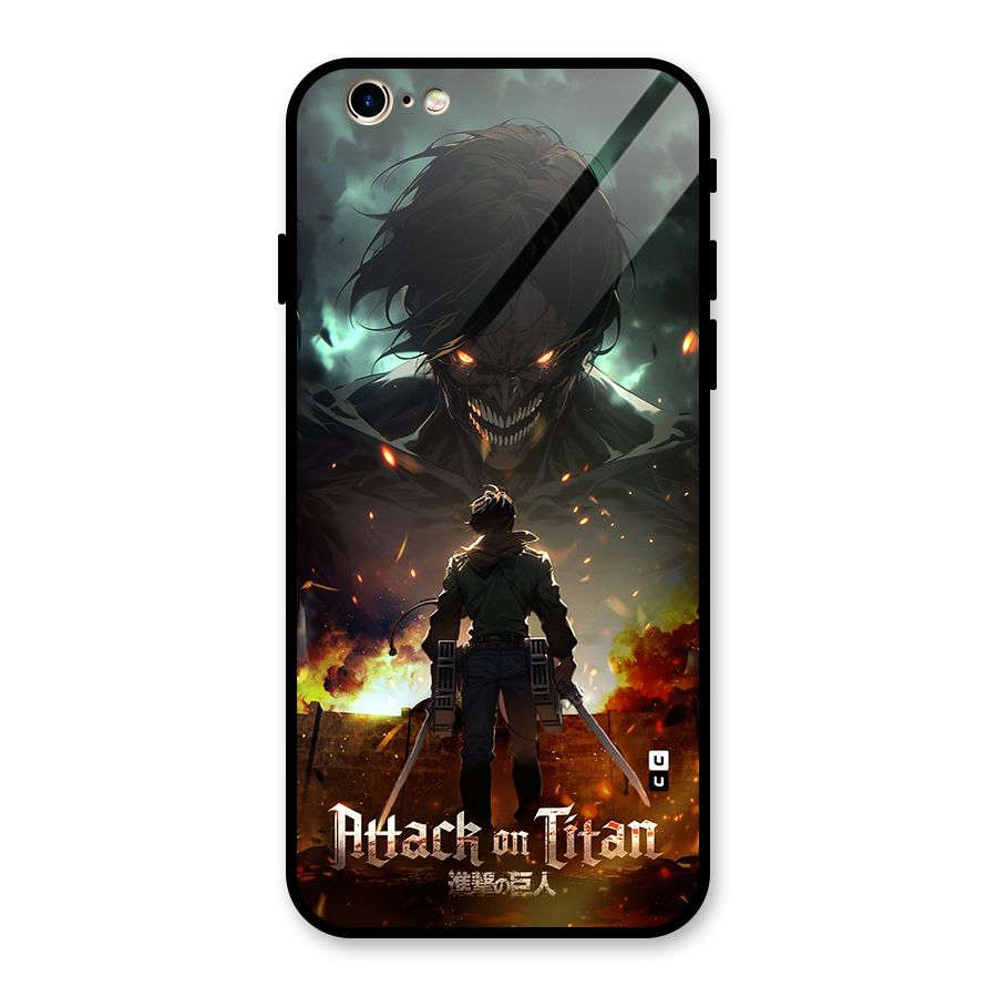 Atack On Titan Glass Back Case for iPhone 6 6S