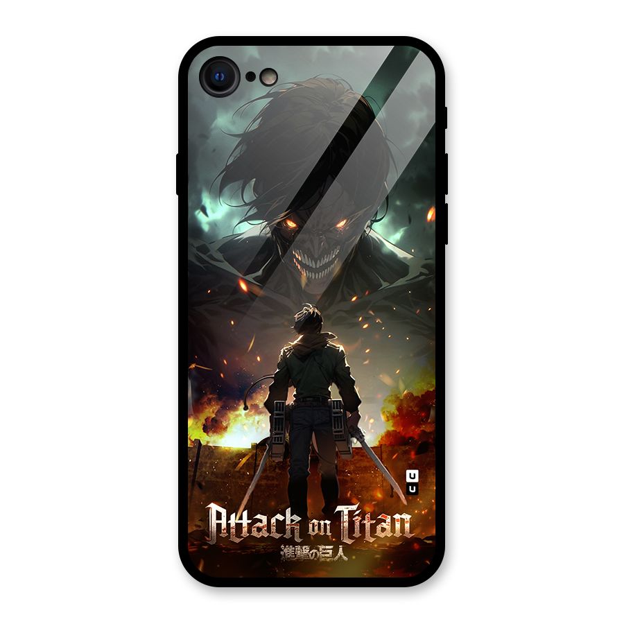 Atack On Titan Glass Back Case for iPhone 7