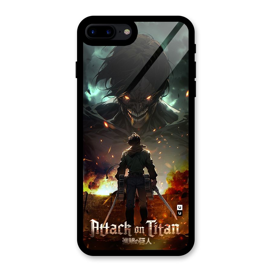 Atack On Titan Glass Back Case for iPhone 7 Plus