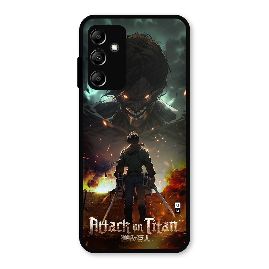 Atack On Titan Metal Back Case for Galaxy A14 5G
