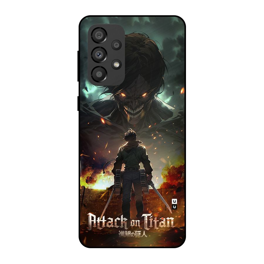 Atack On Titan Metal Back Case for Galaxy A33 5G