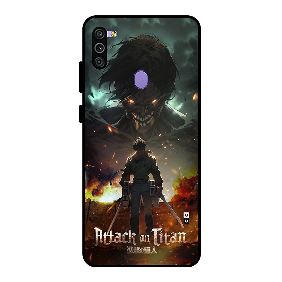 Atack On Titan Metal Back Case for Galaxy M11