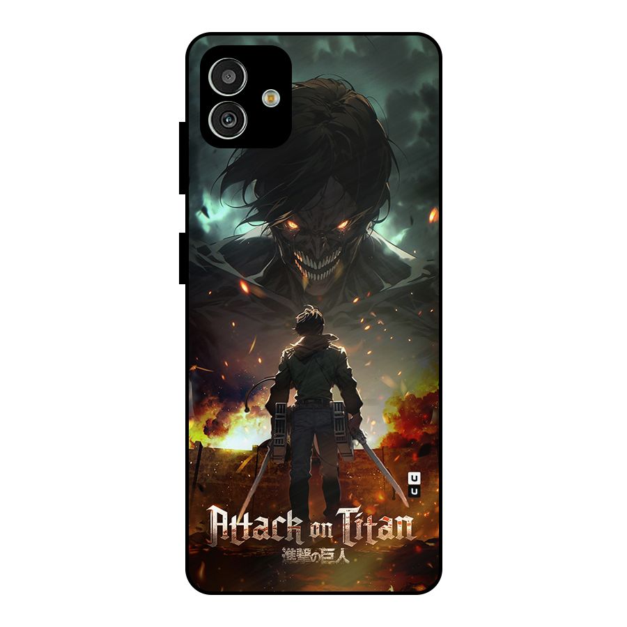 Atack On Titan Metal Back Case for Galaxy M13 5G