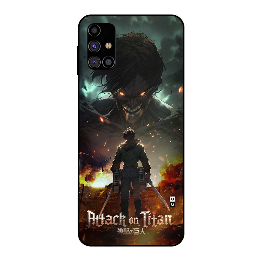 Atack On Titan Metal Back Case for Galaxy M31s