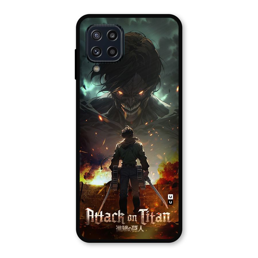 Atack On Titan Metal Back Case for Galaxy M32