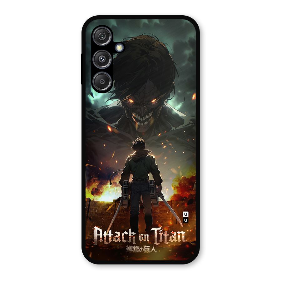 Atack On Titan Metal Back Case for Galaxy M34 5G