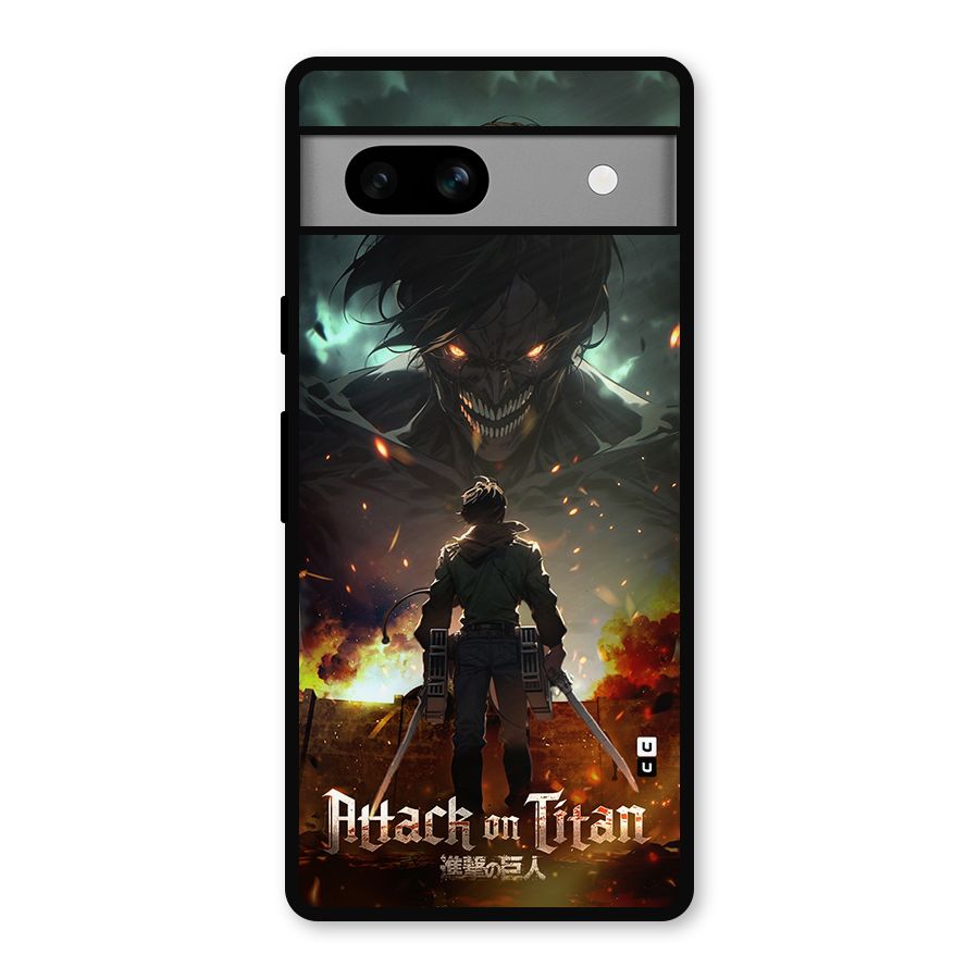 Atack On Titan Metal Back Case for Google Pixel 7a